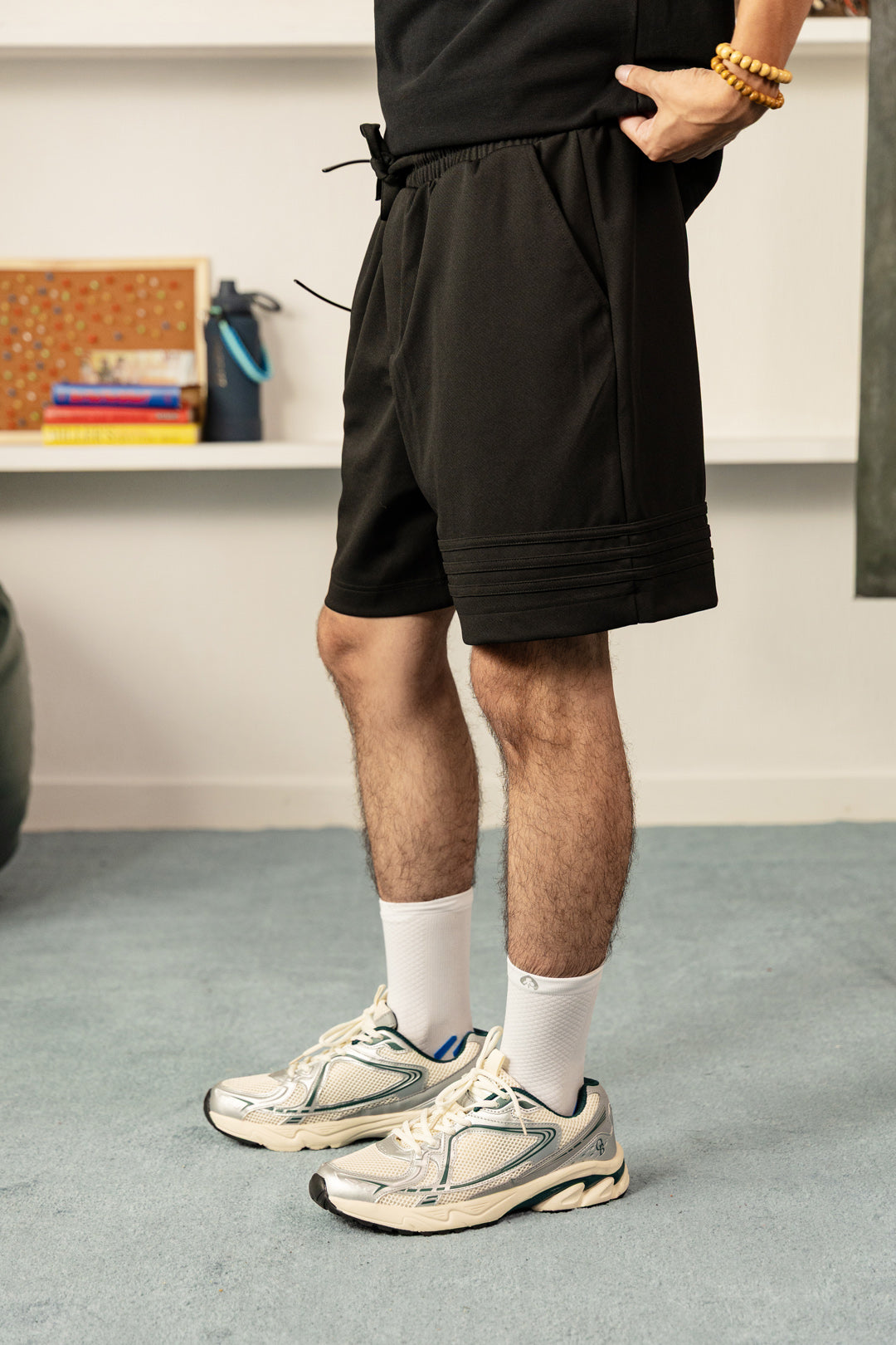 Image of Striped Lounge Shorts