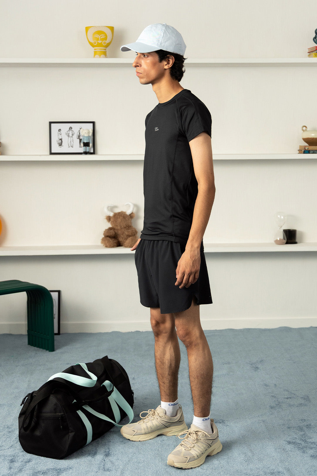 Image of Perforated Light Shorts 7'