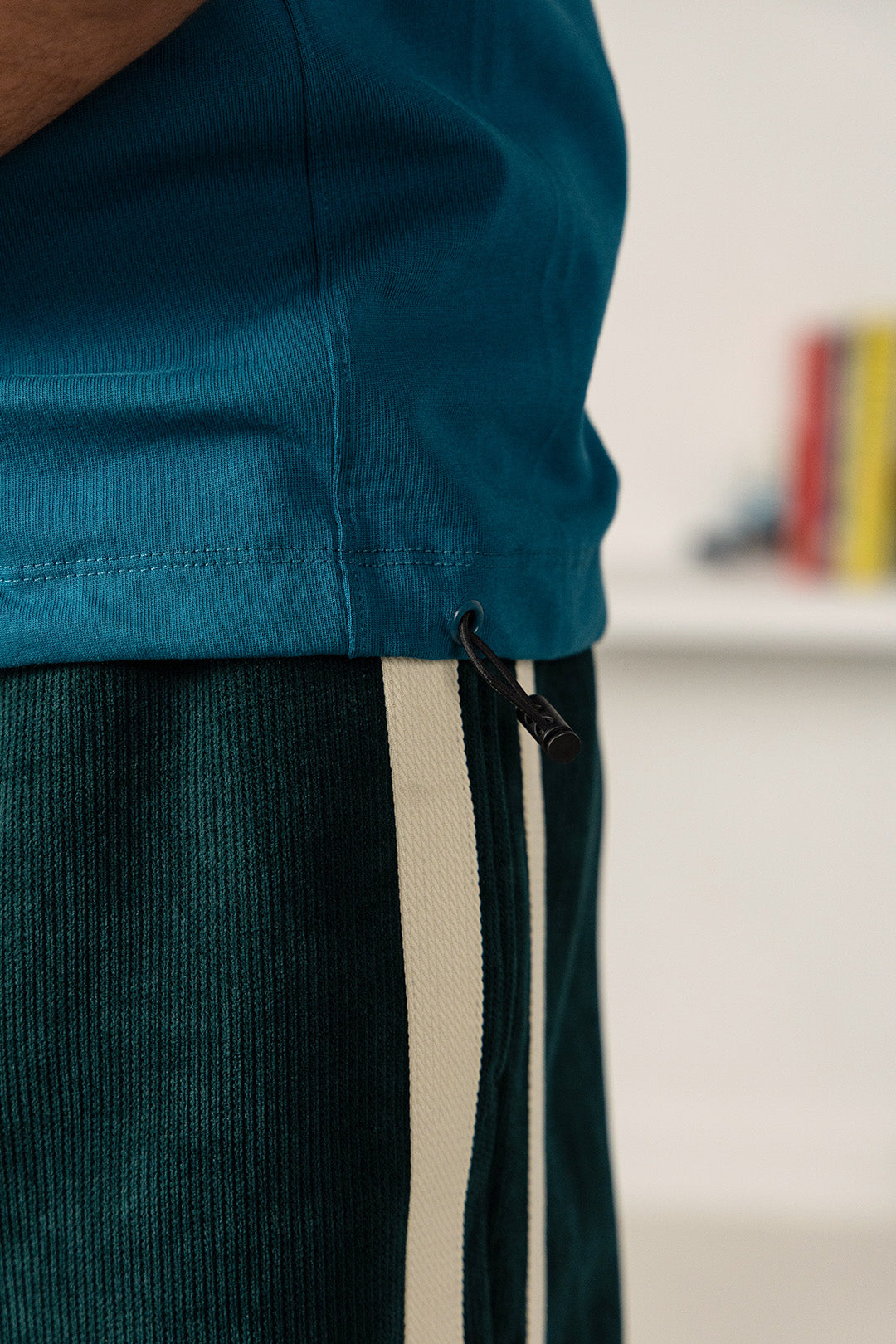 Cotton Velvet Track Pants