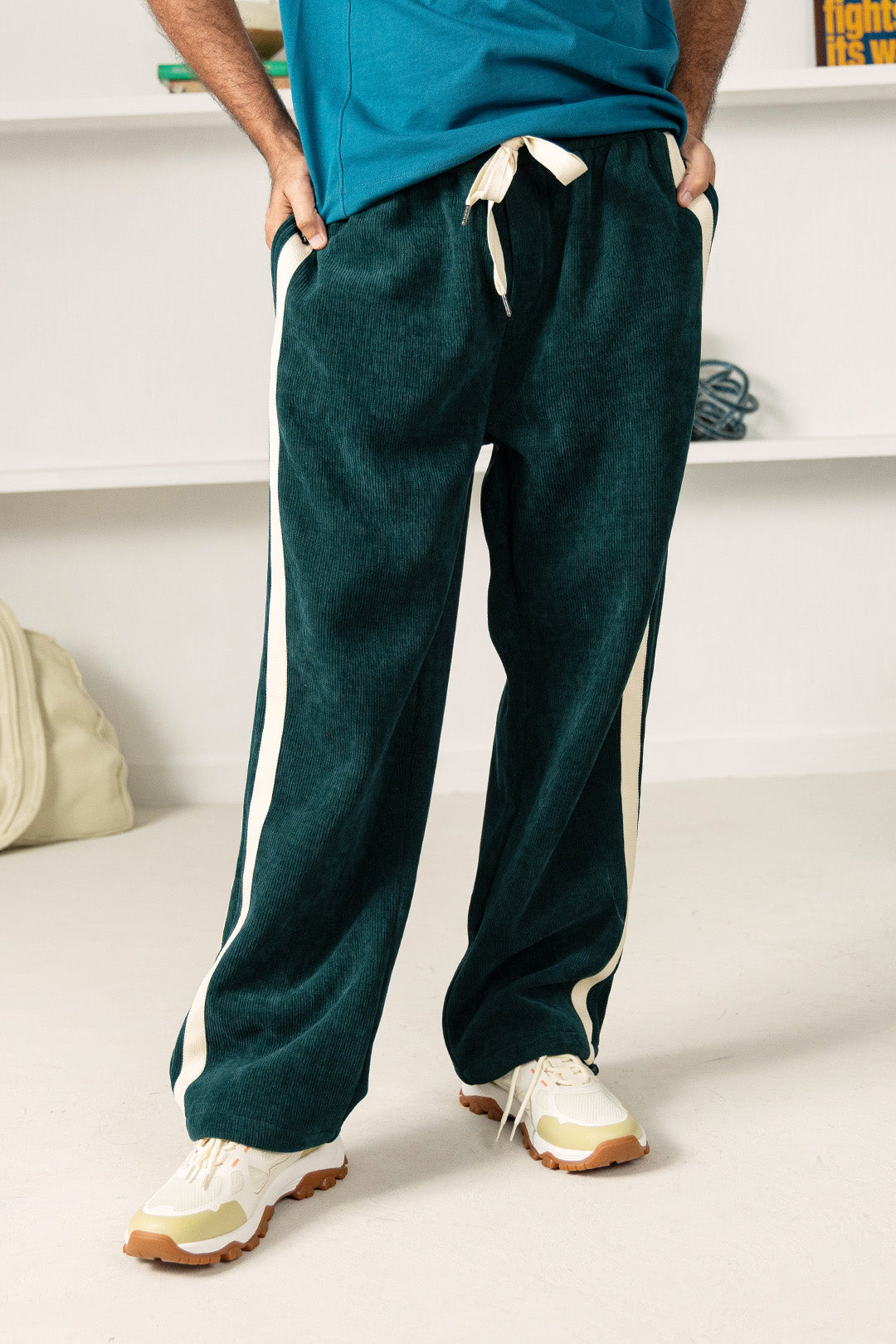Image of Cotton Velvet Track Pants