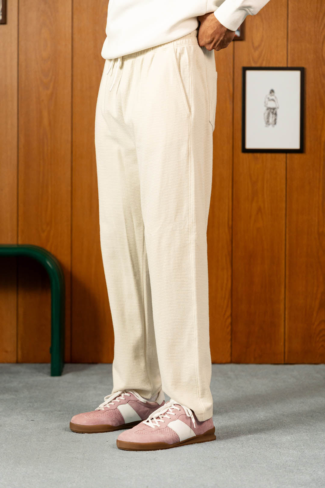 Image of Relaxed Racer Trouser