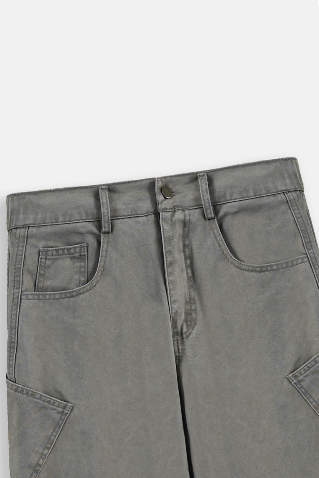 Image of Cotton Barrel Patch Jeans