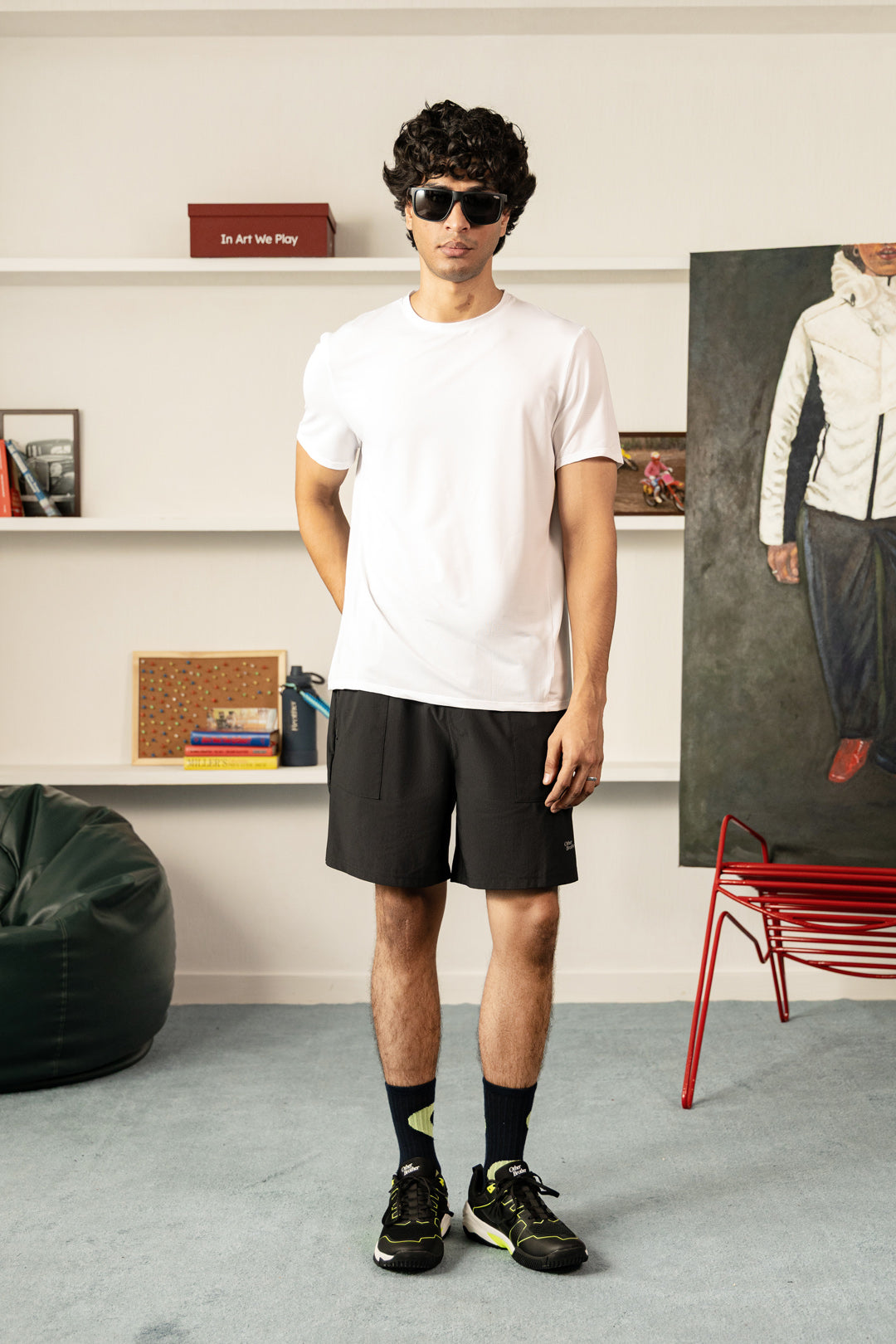 Jacquard Mesh Light Tee