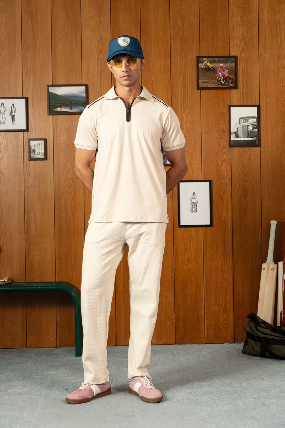 Tailwind 15 Zipper Polo