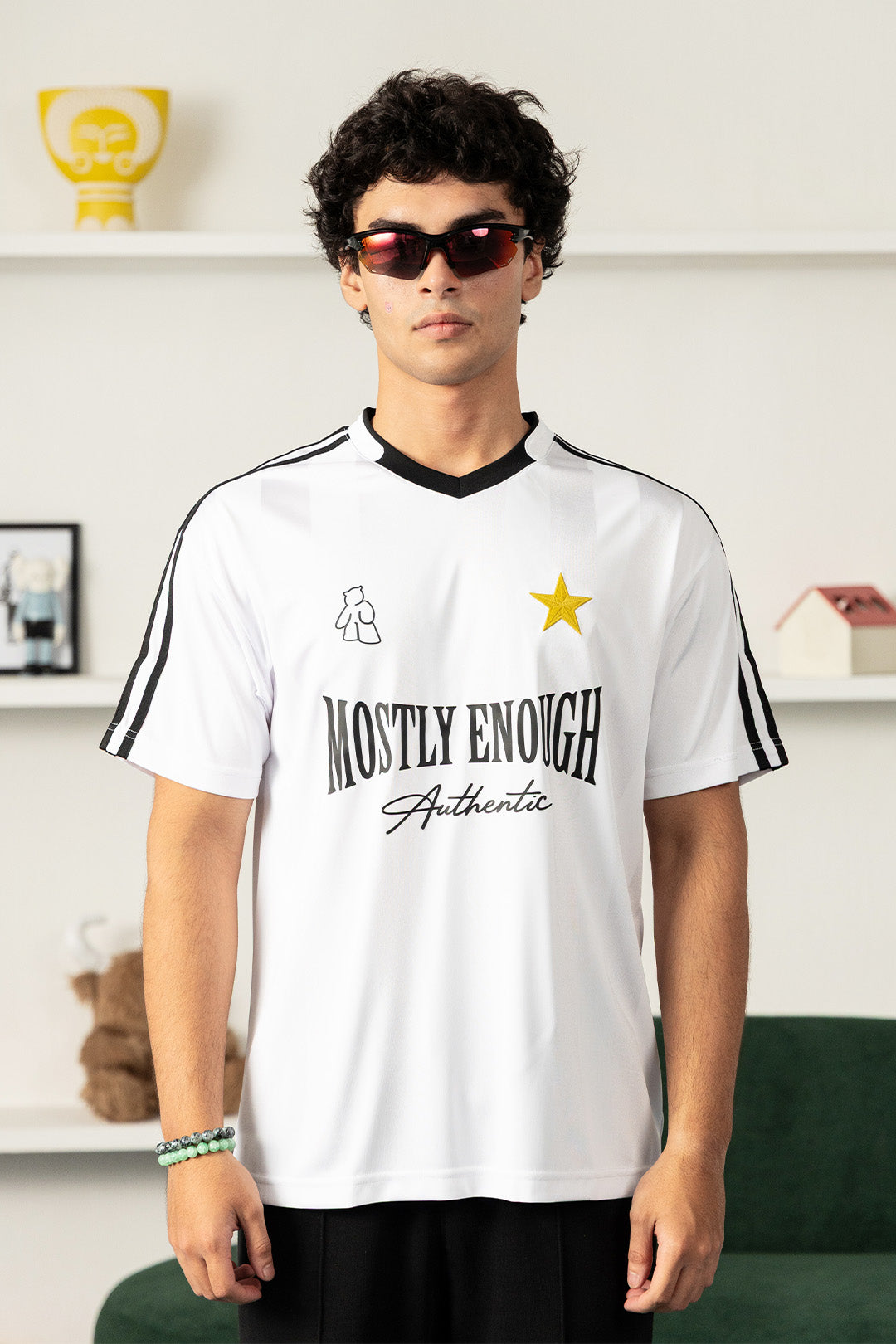 Mostly Enough Jersey Tee