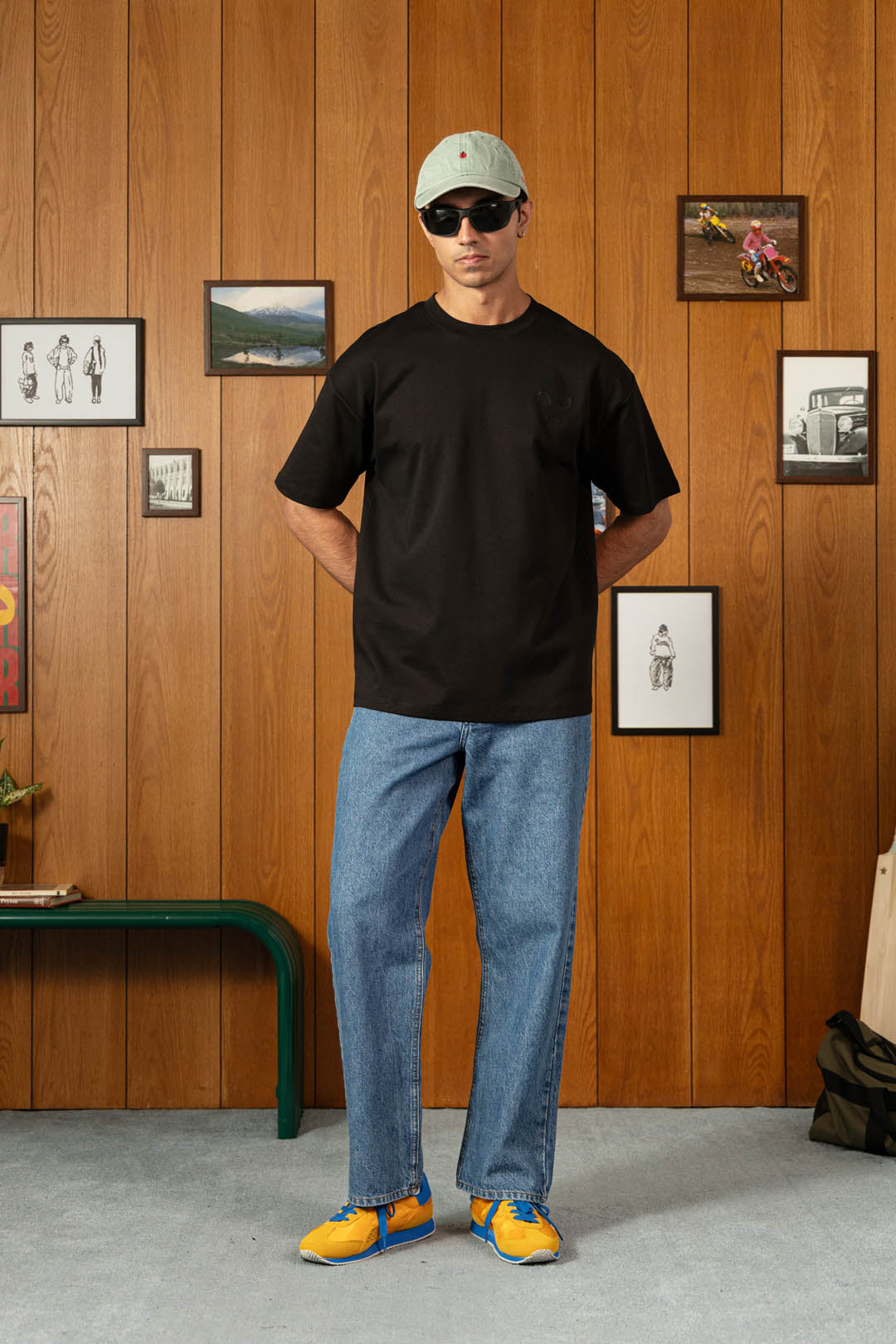Cotton Raquet Embroidered Tee