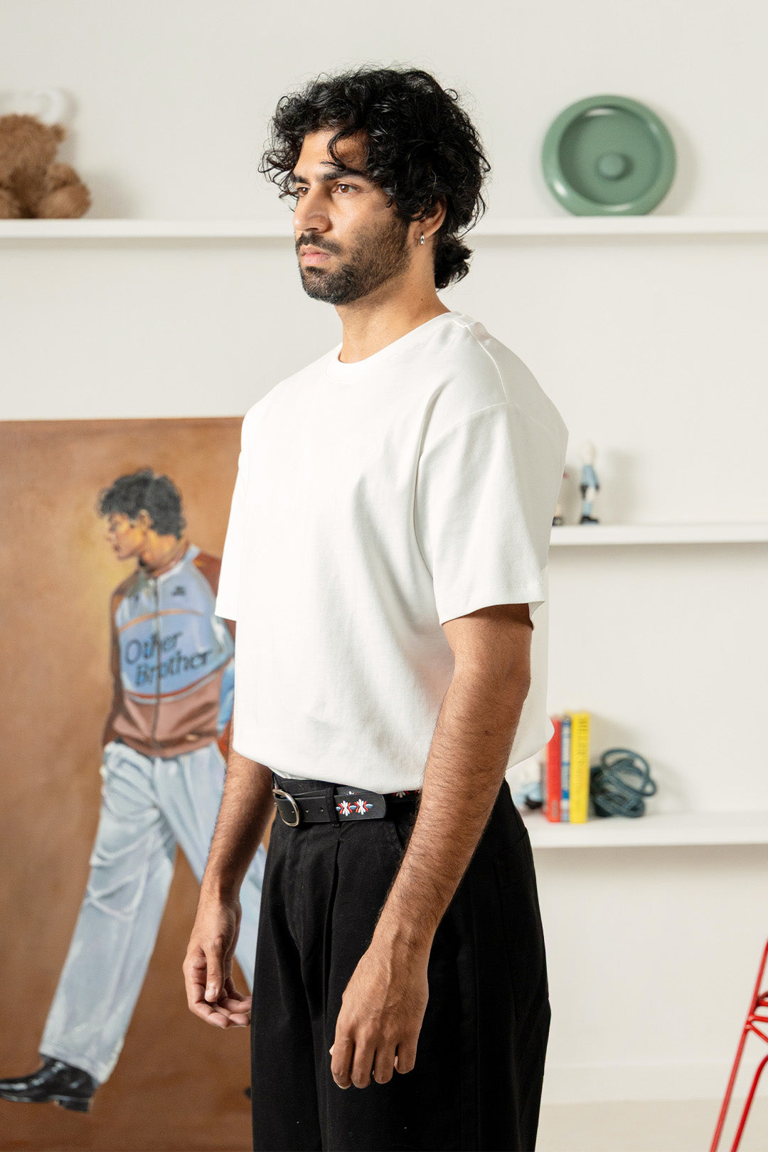 Cotton Raquet Embroidered Tee