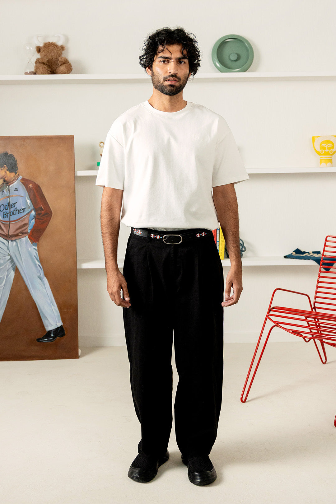 Cotton Raquet Embroidered Tee