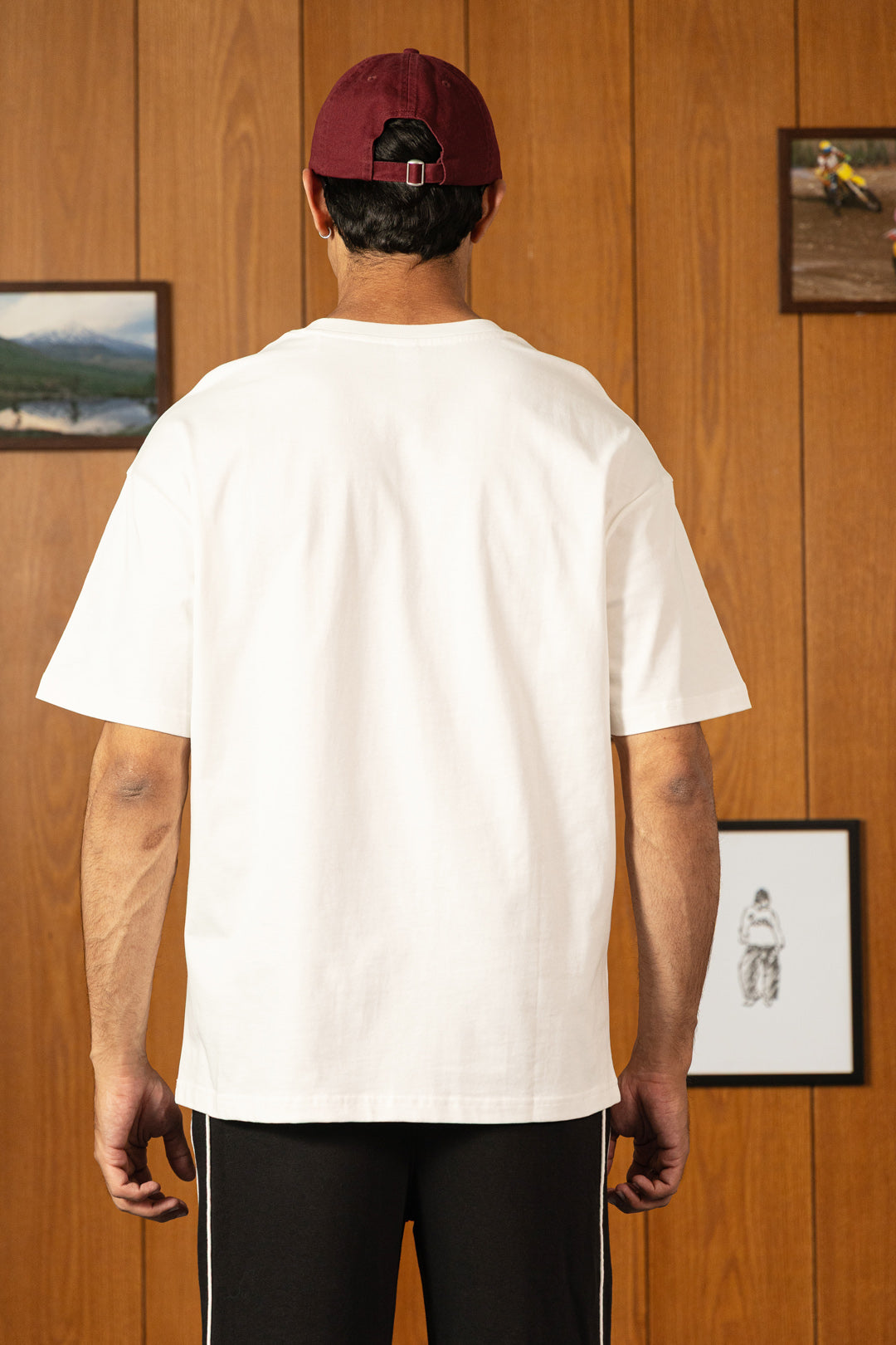 Textured Smoke Cotton Tee