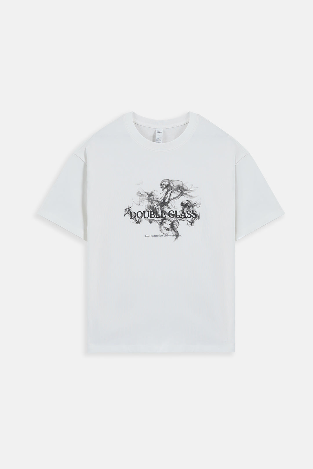 Image of Textured Smoke Cotton Tee