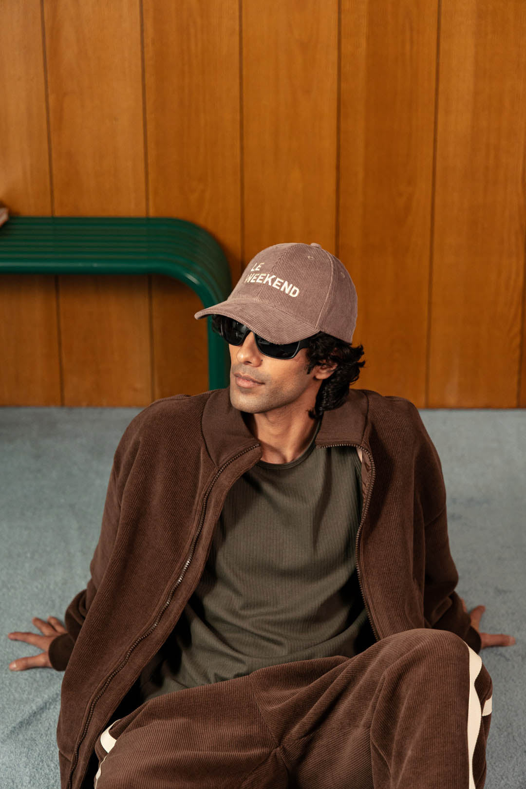 Image of Cotton Velvet Track Jacket