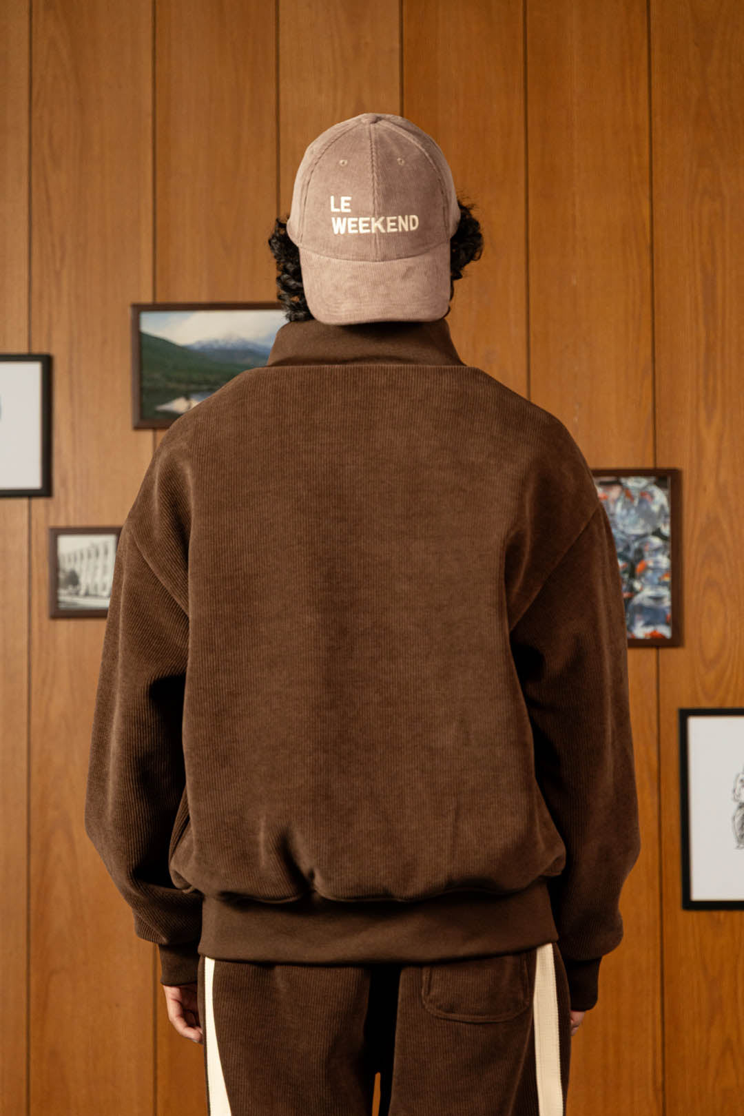 Image of Cotton Velvet Track Jacket