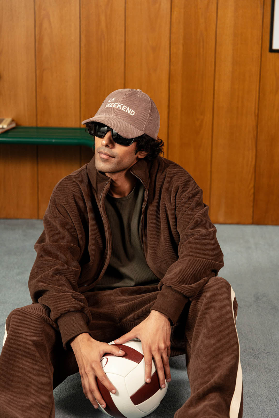 Image of Cotton Velvet Track Jacket