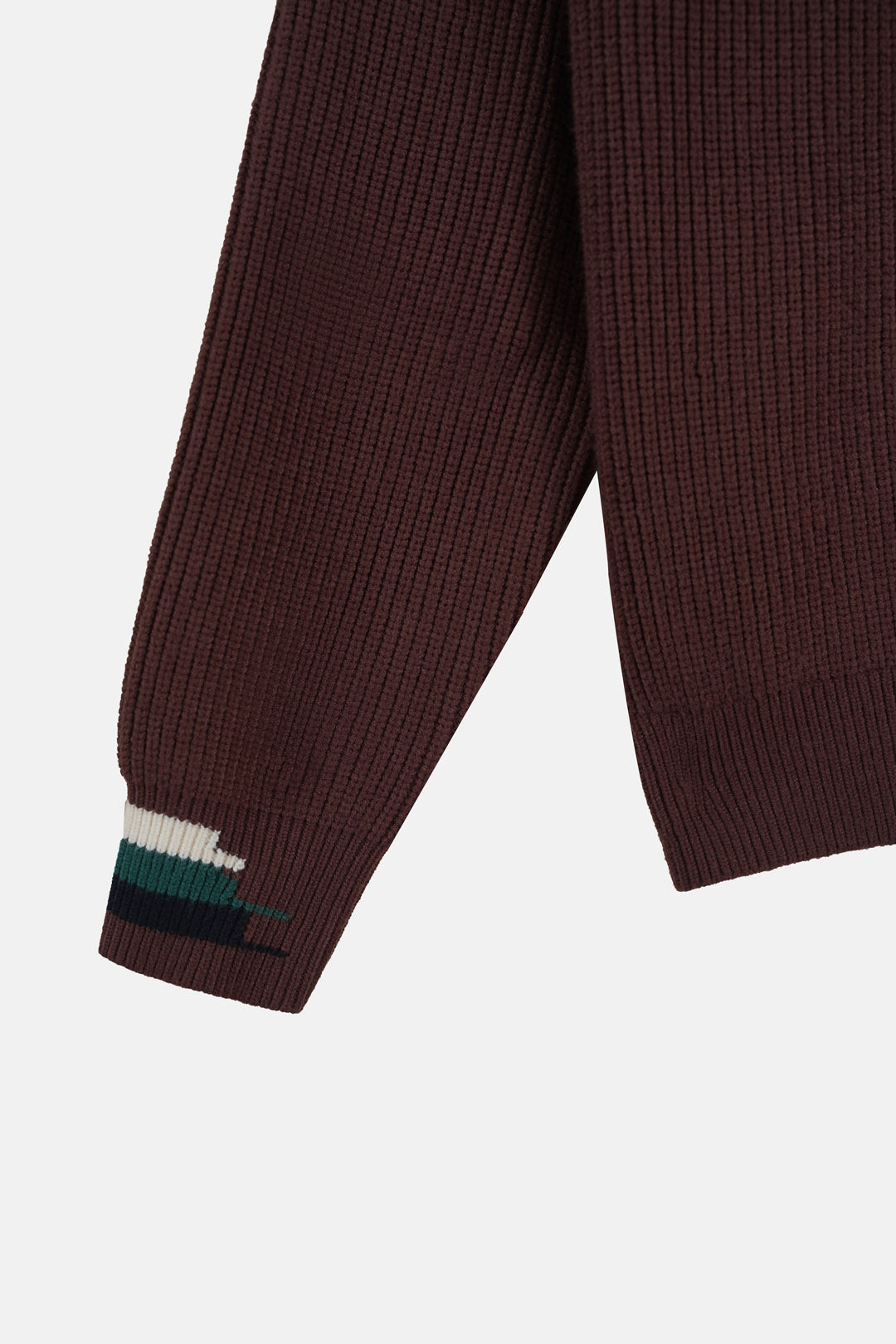 Contrast Ribbed Jumper