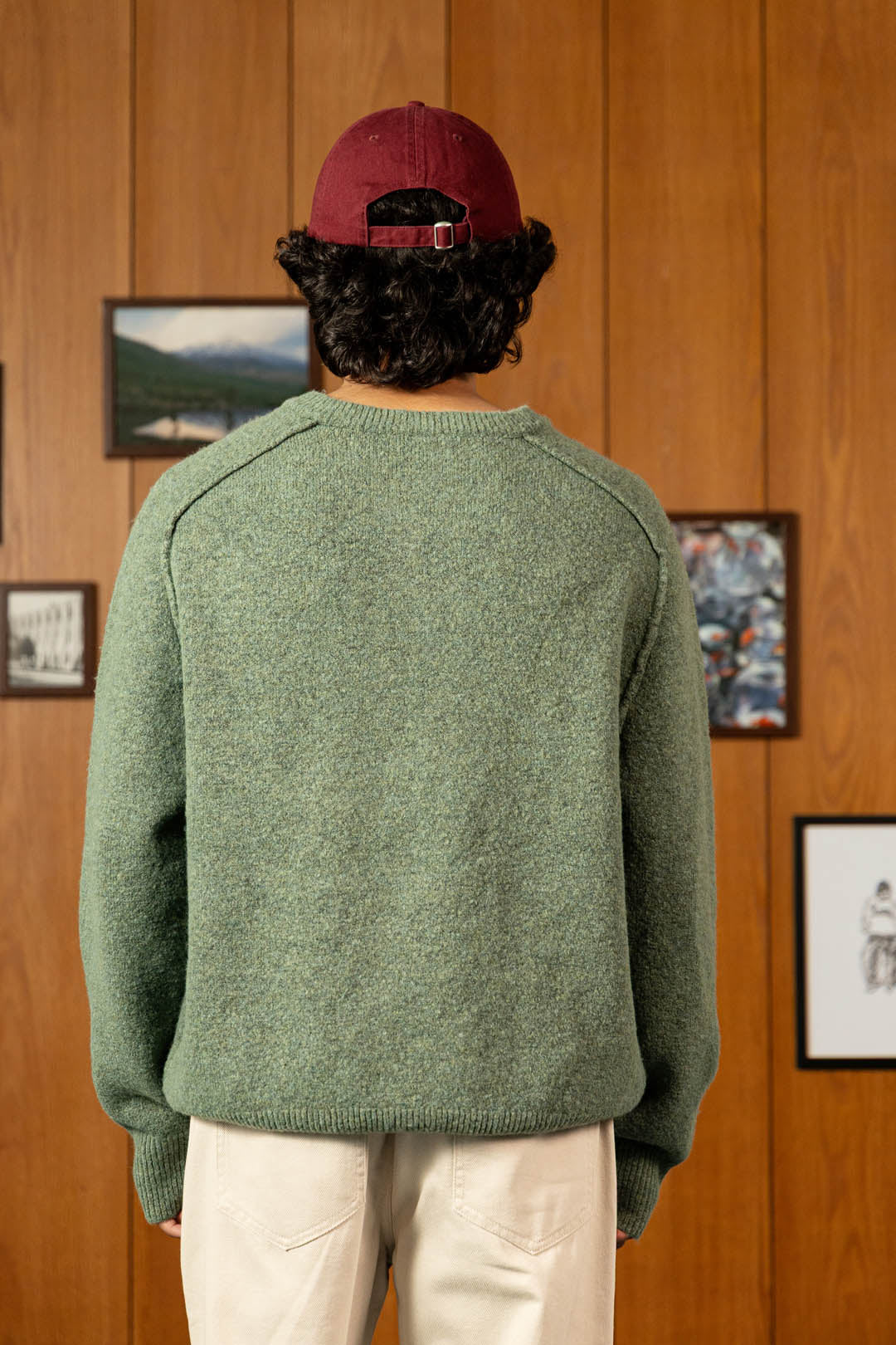 Image of Inside-Out Henley Jumper