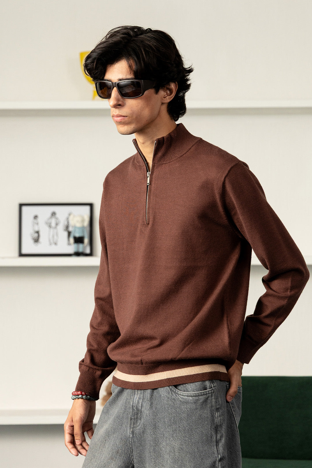 Basic Guy Mock Jumper