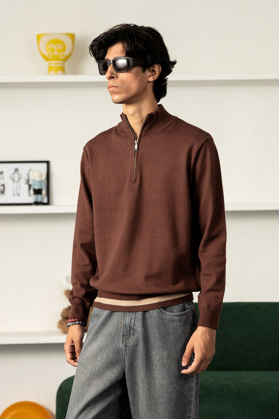 Basic Guy Mock Jumper