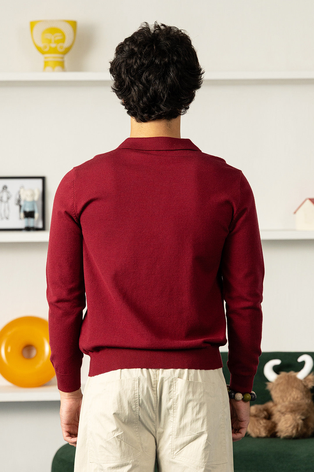 Collared Basic Mock Jumper