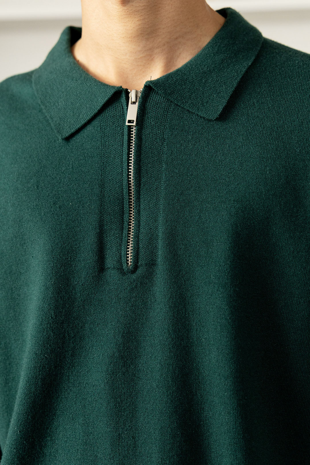 Collared Basic Mock Jumper