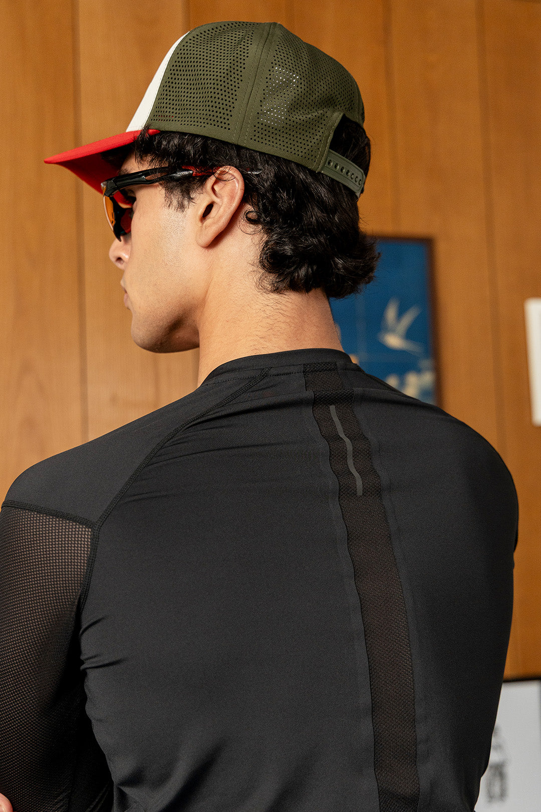 Compression Shirt With Bonded Mesh