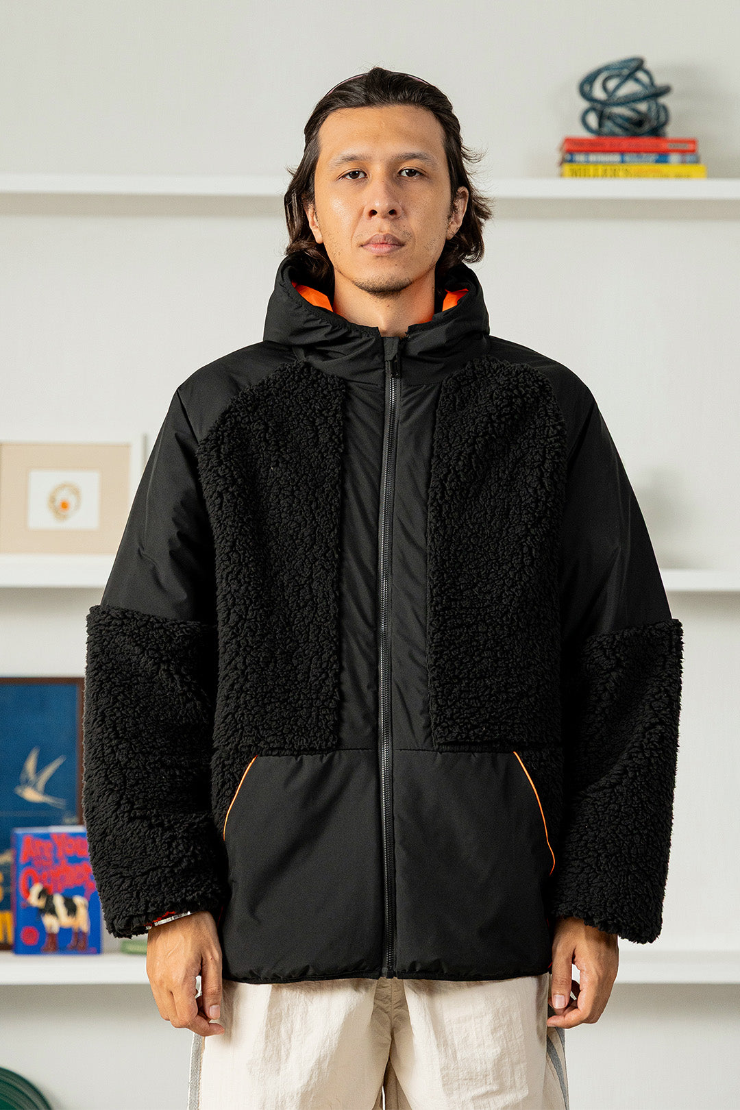 Sporty Nomad Sherpa Jacket