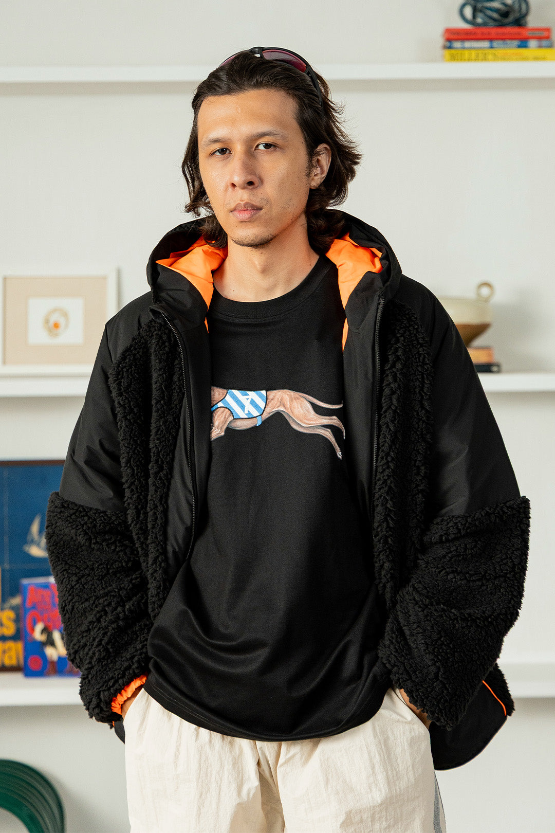 Image of Sporty Nomad Sherpa Jacket