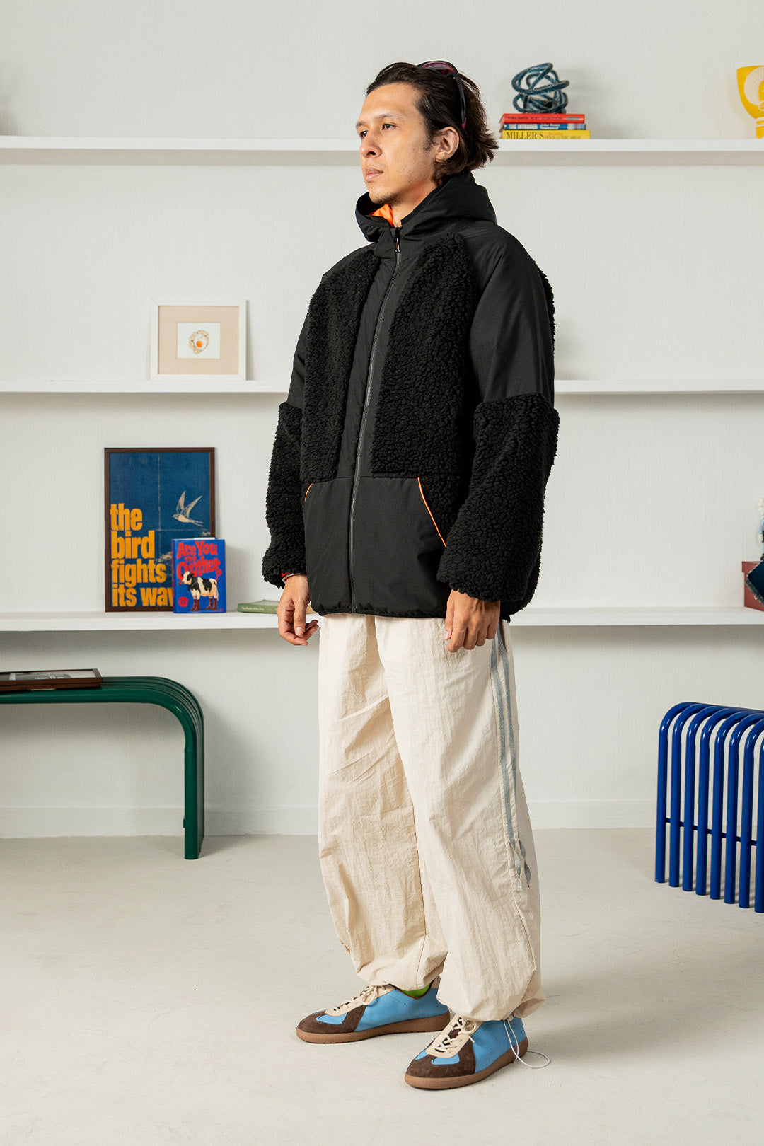 Sporty Nomad Sherpa Jacket