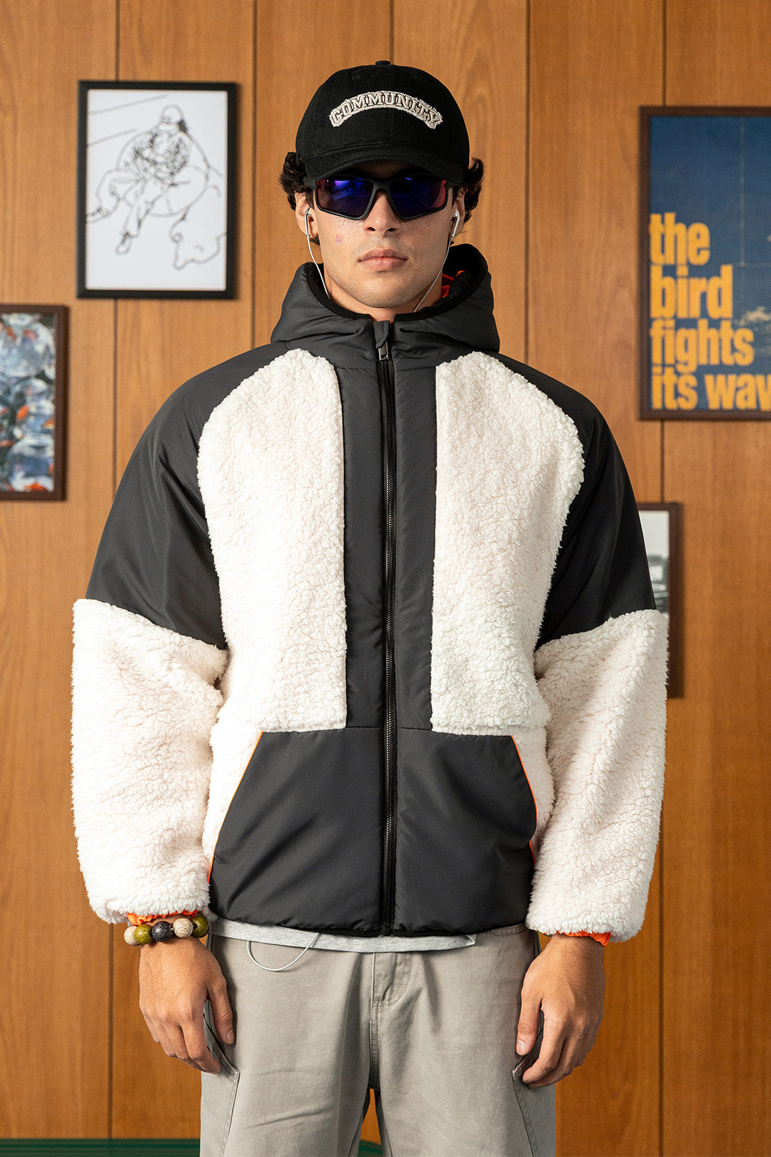 Image of Sporty Nomad Sherpa Jacket