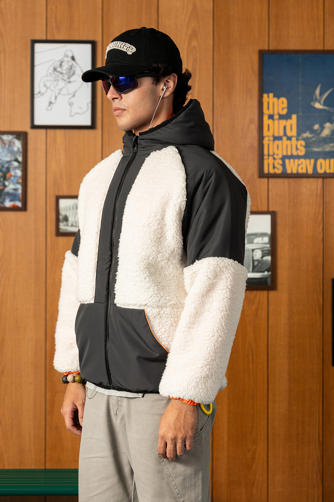 Sporty Nomad Sherpa Jacket