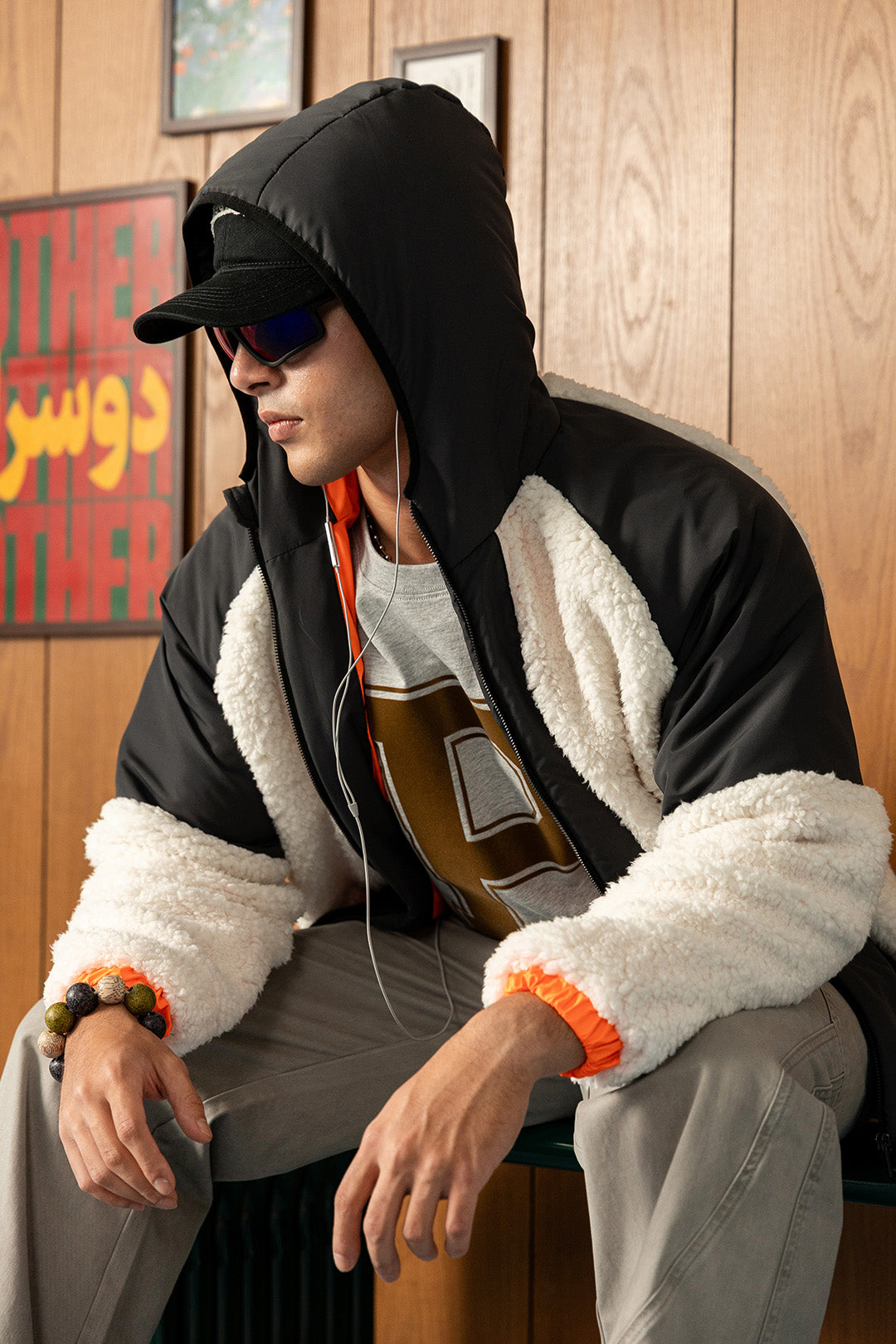 Sporty Nomad Sherpa Jacket