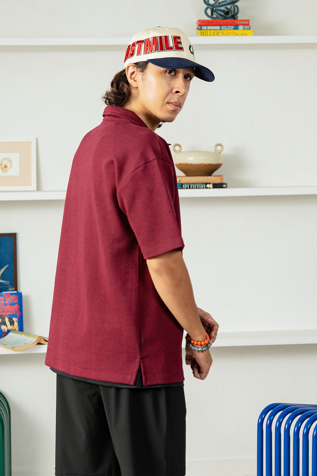 Coffee First Zipper Polo