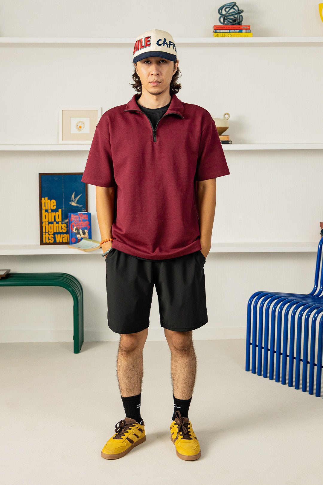 Image of Coffee First Zipper Polo