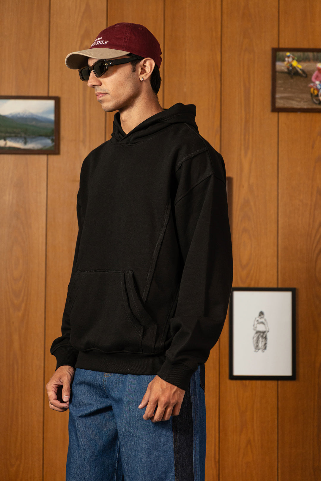 Image of Morning Training Frayed Hoodie
