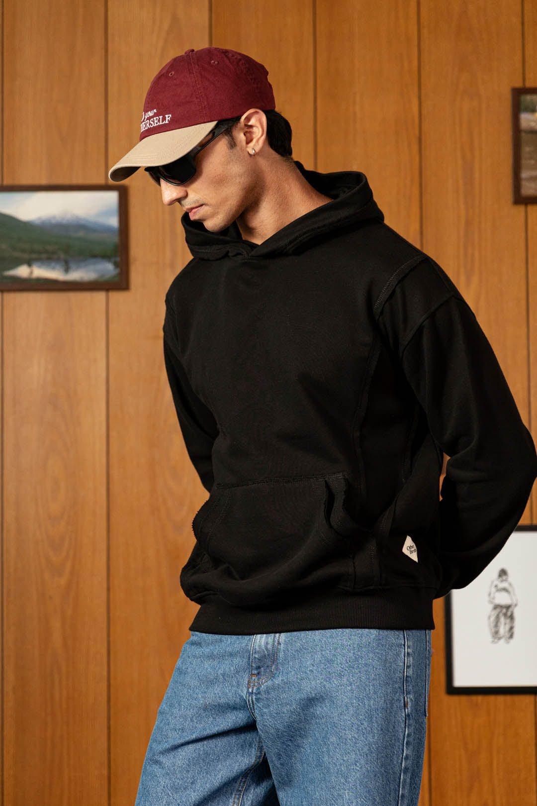 Image of Morning Training Frayed Hoodie