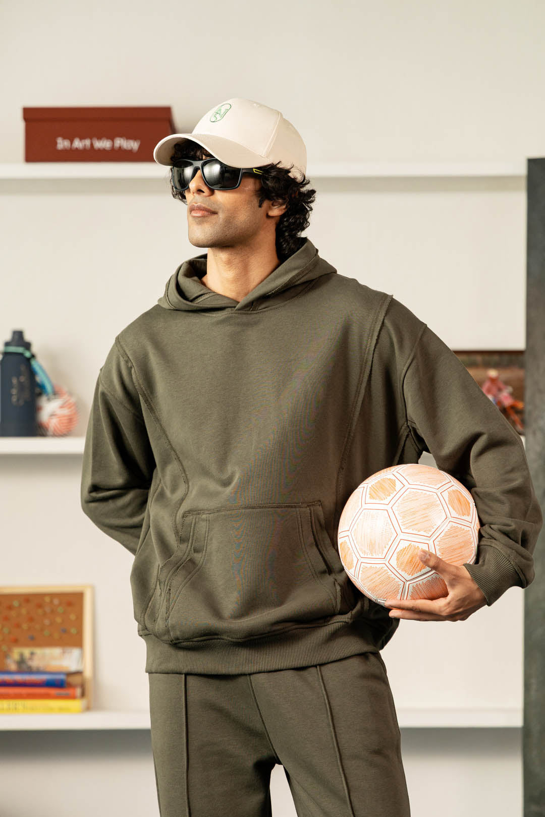 Morning Training Frayed Hoodie