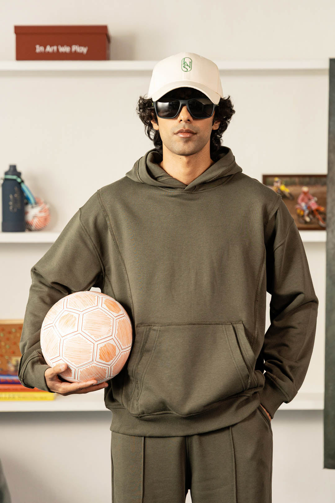 Morning Training Frayed Hoodie