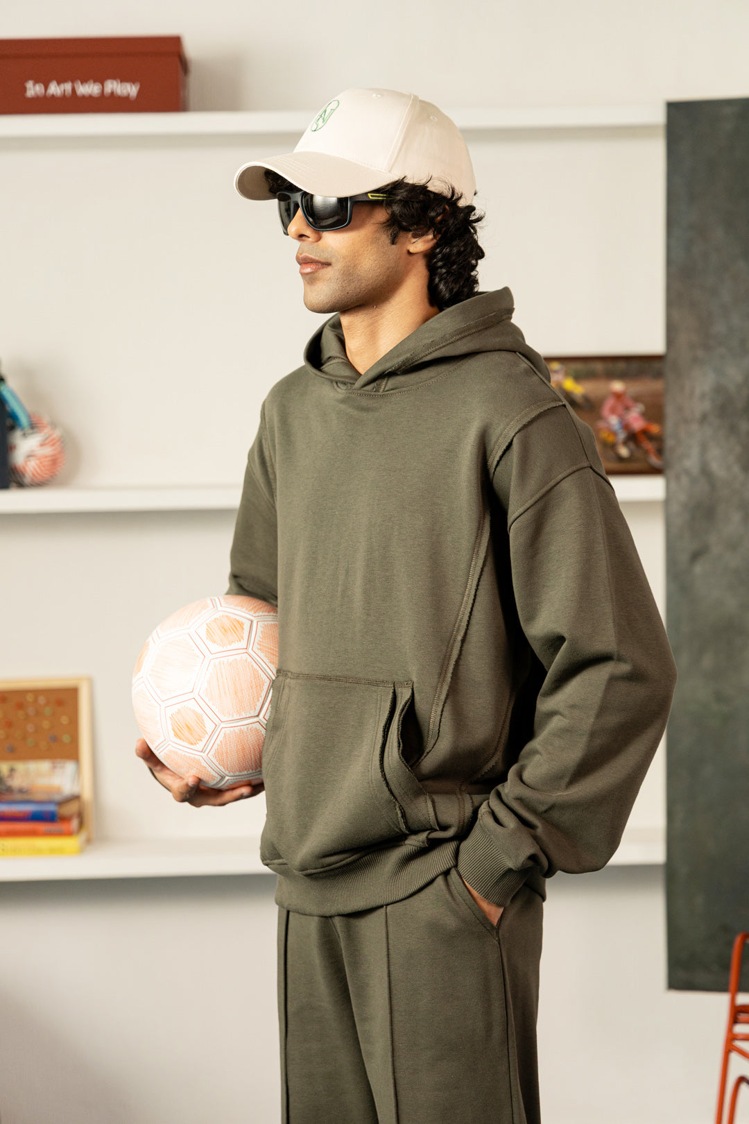 Image of Morning Training Frayed Hoodie