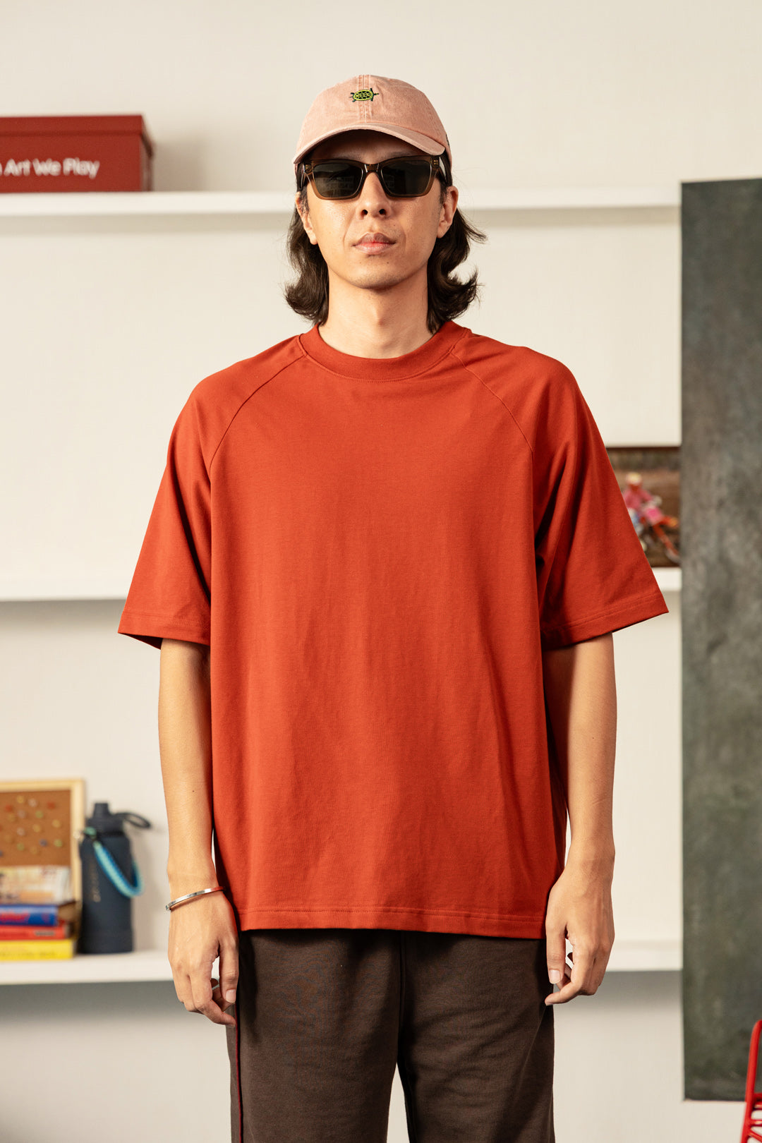 Image of Soft Cotton Raglan Tee