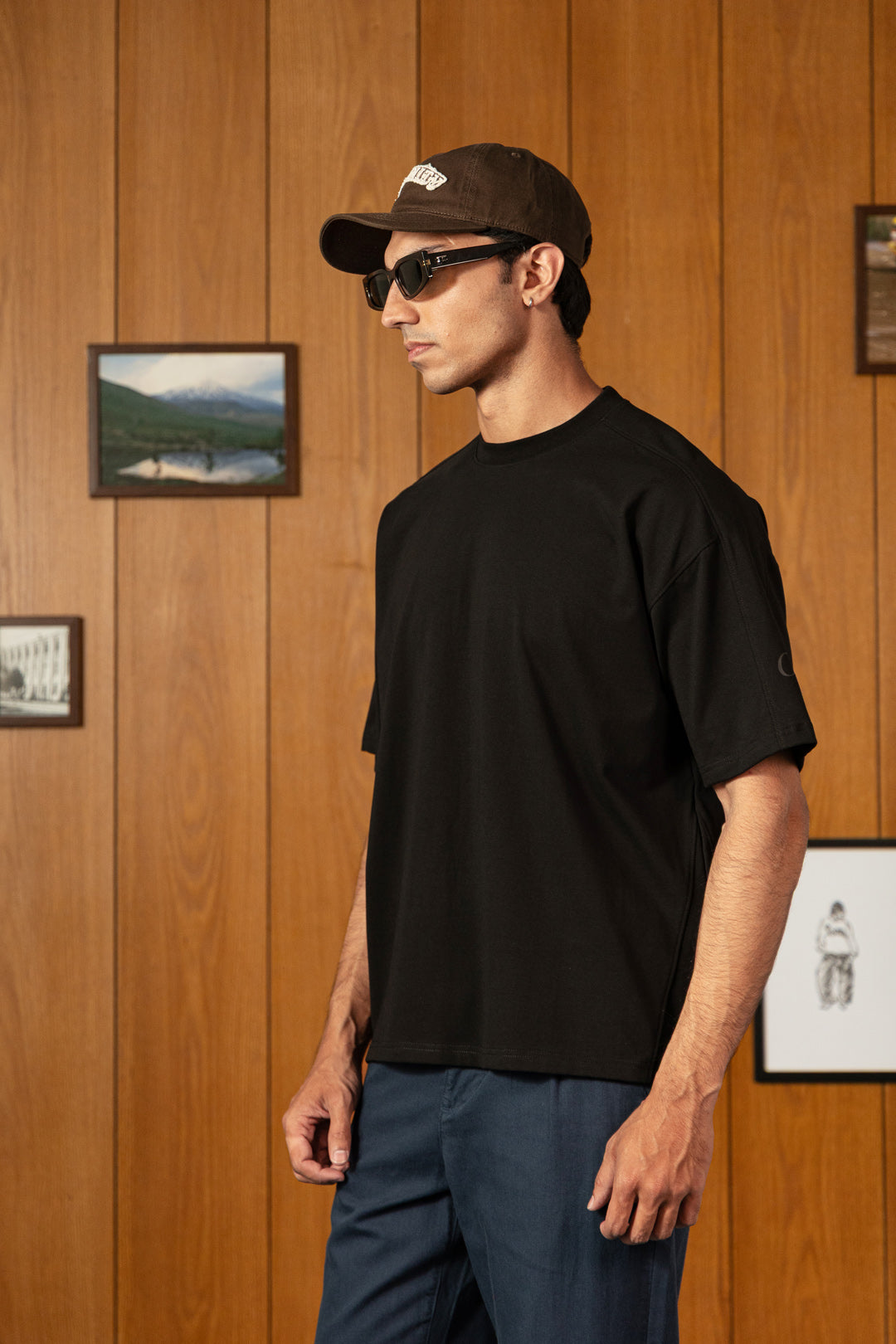 Image of Soft Cotton Embroidered Tee