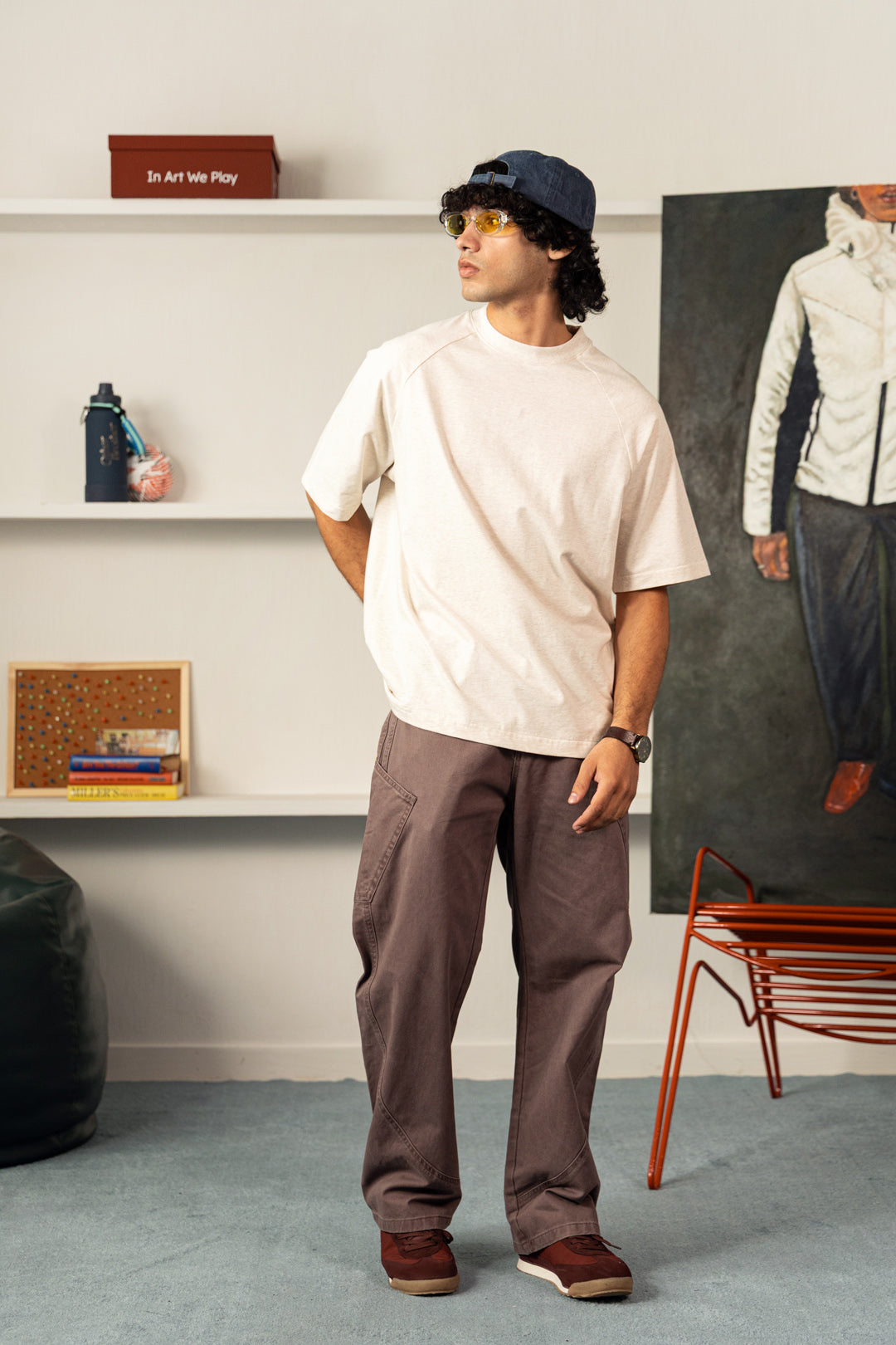 Image of Soft Cotton Embroidered Tee