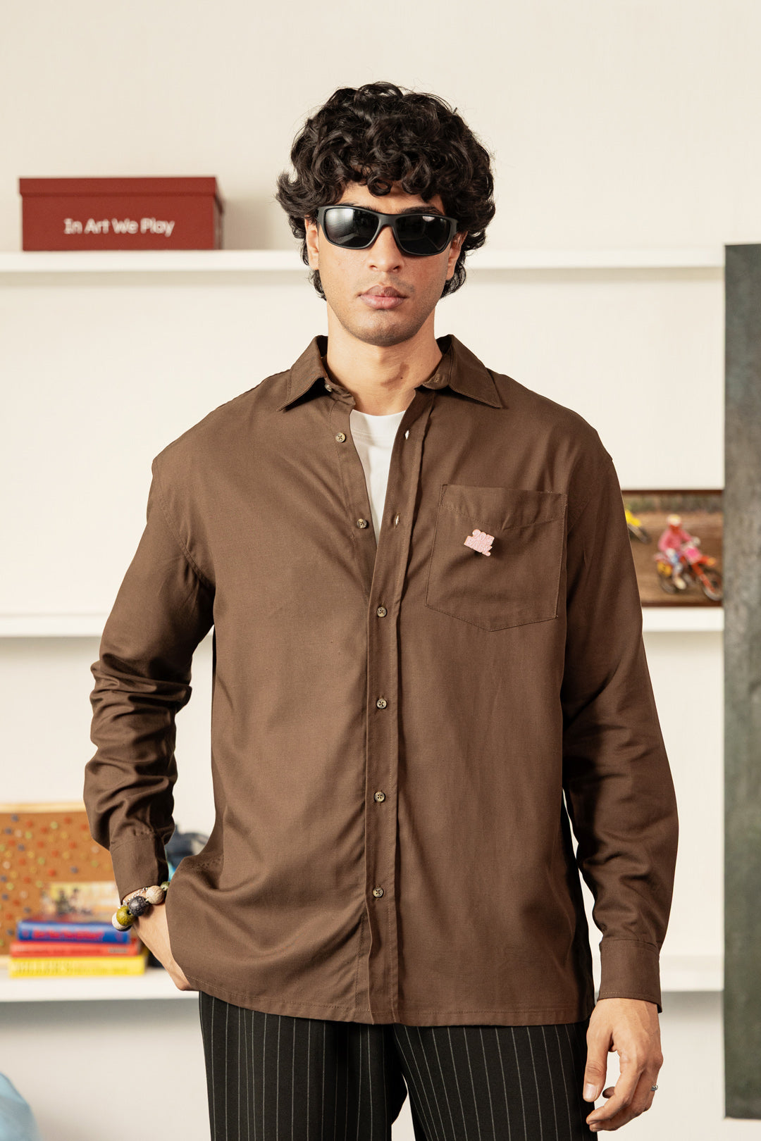 Image of After The Game Embroidered Shirt