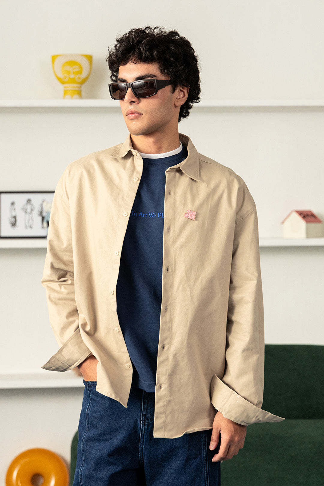 Image of Engineered Logo Collar Shirt