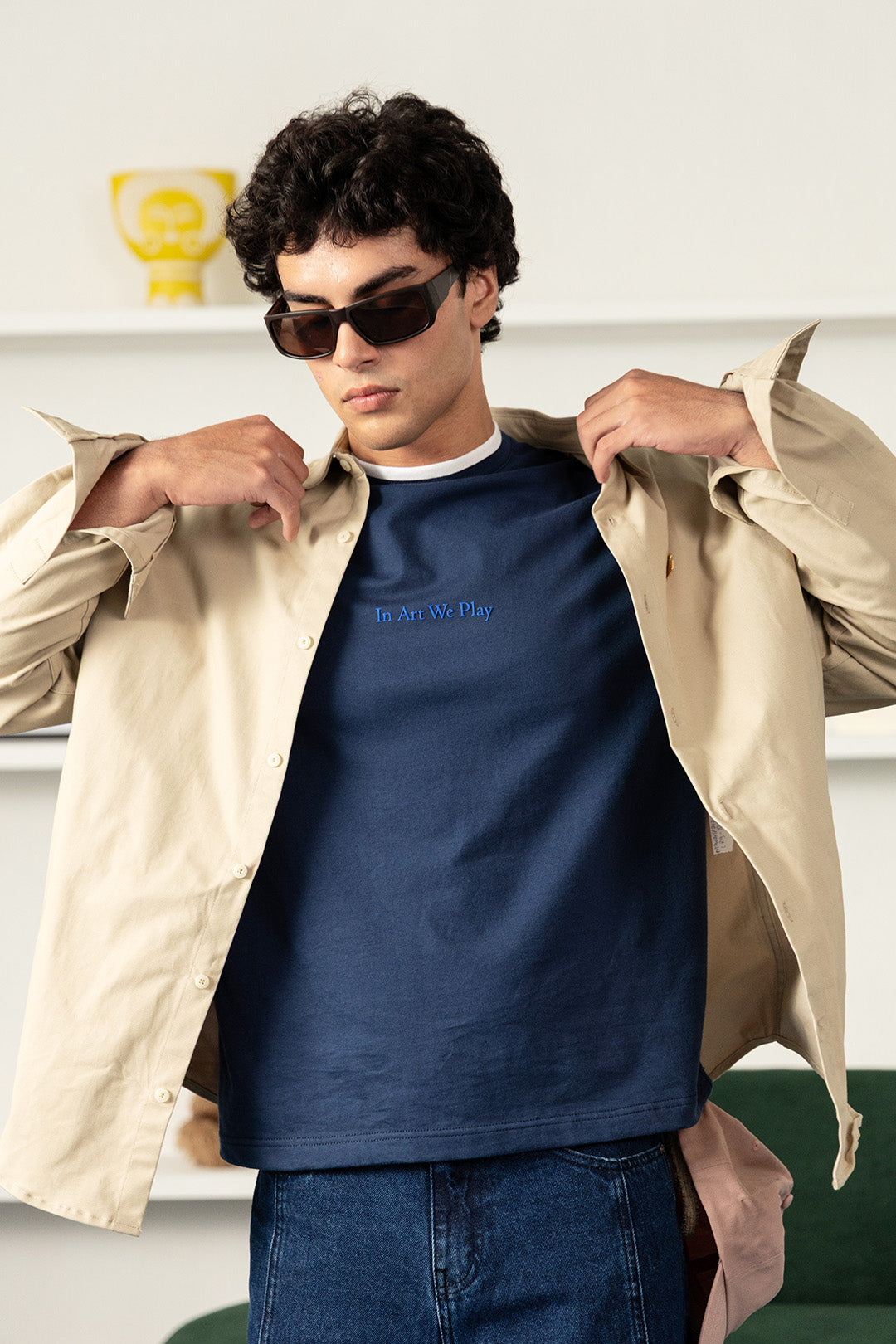 Engineered Logo Collar Shirt