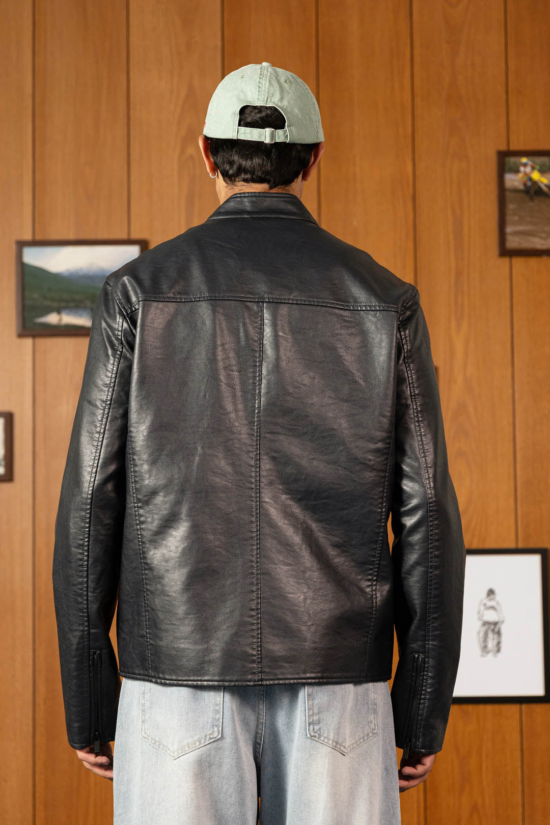 Image of Pu Leather Jacket