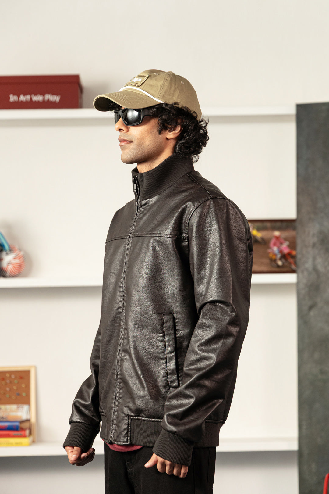Image of Pu Leather Jacket