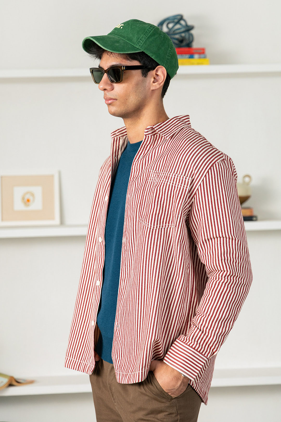 Factually Correct Striped Shacket