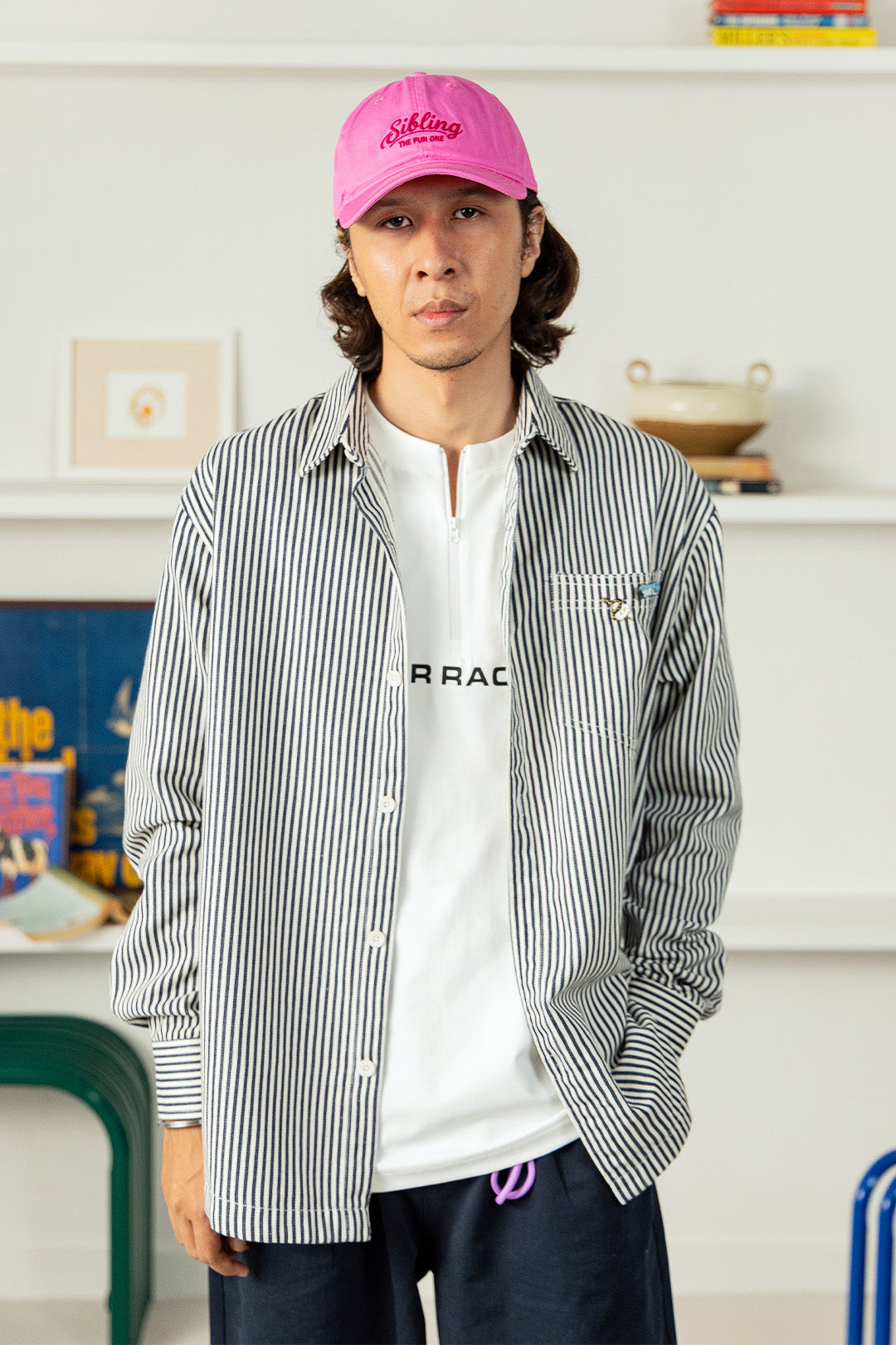 Image of Factually Correct Striped Shacket