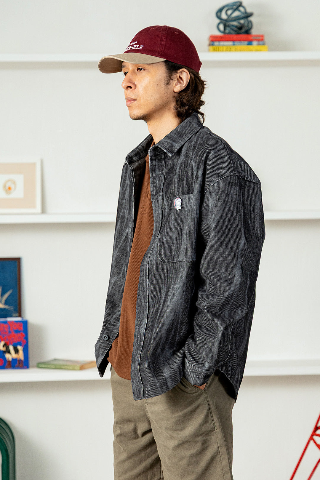 Image of Faded Corduroy Overshirt