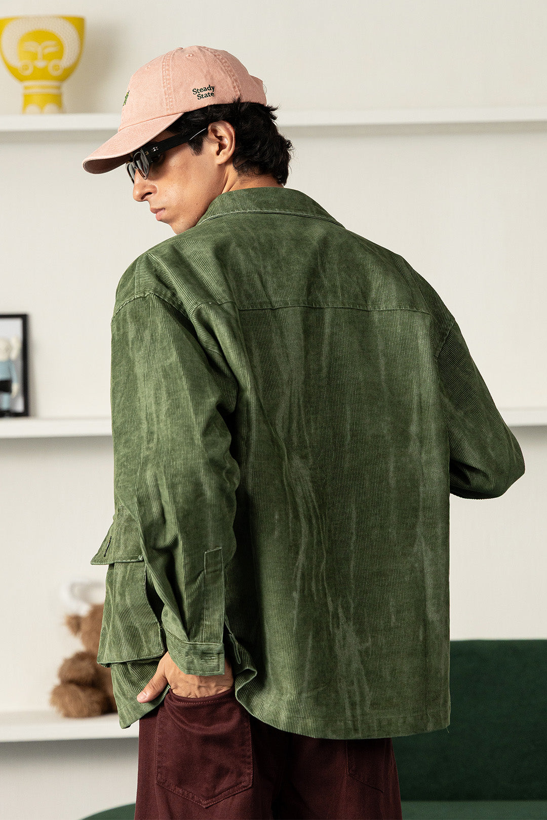 Faded Corduroy Shacket