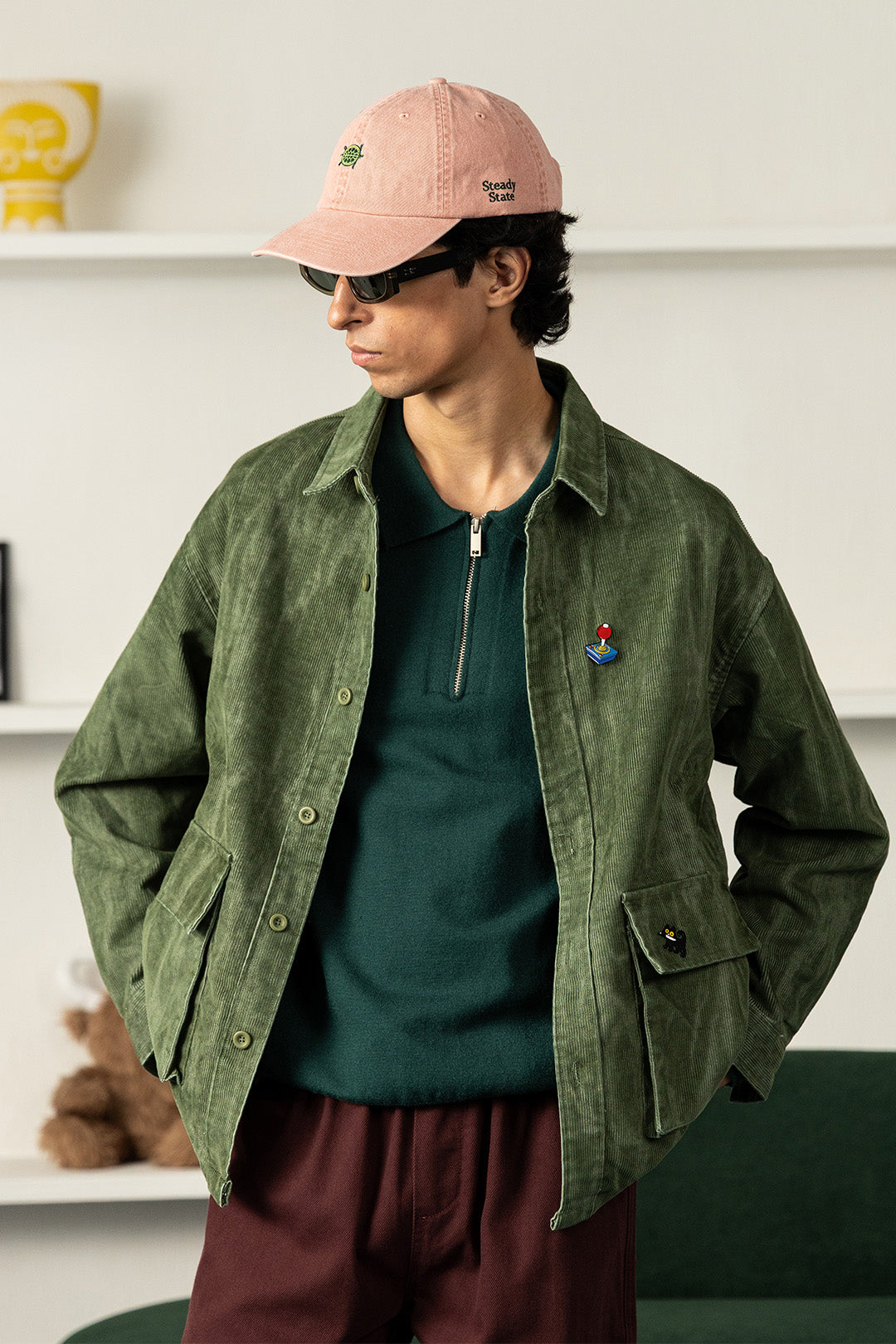 Faded Corduroy Shacket